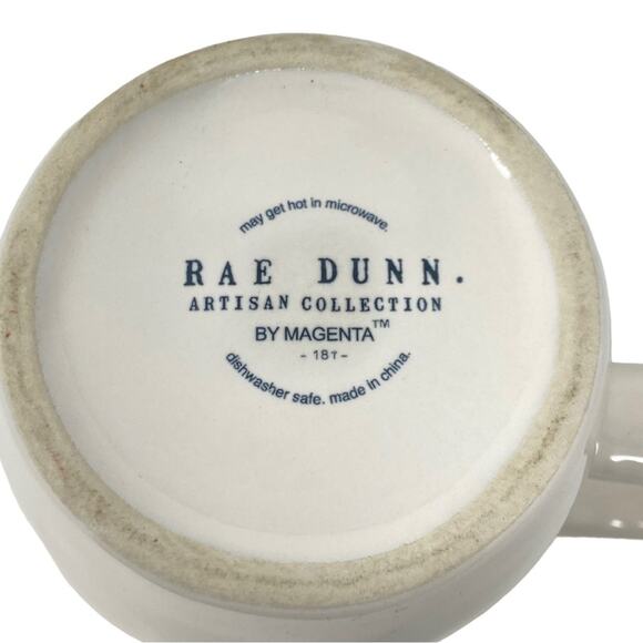 Rae Dunn Inspire Coffee Tea Mug Artisan Collection By Magenta White Black - Picture 4 of 5